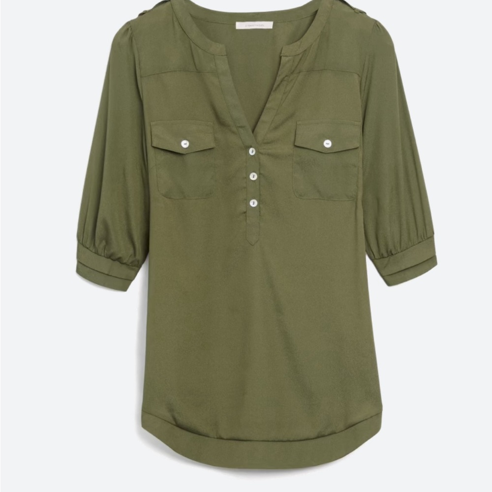 41Hawthorn | Filbert | 3/4 sleeve blouse | size S